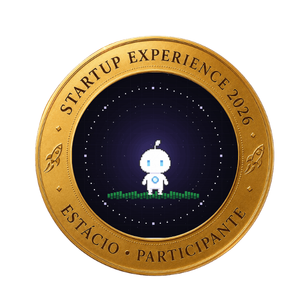 Selo de participante do Startup Experience 2026